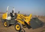 Diesel Small Tractor Front End Loader , Hydraulic CS910 Articulated Wheel Loader