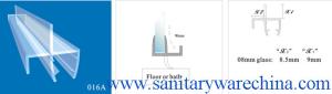 Quality Sealing Strips/waterproof strips/shower door seals/PVC Seal 016A wholesale