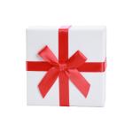 SGS Cardboard Gift Packaging Box For Ring Earrings Necklace Ornaments