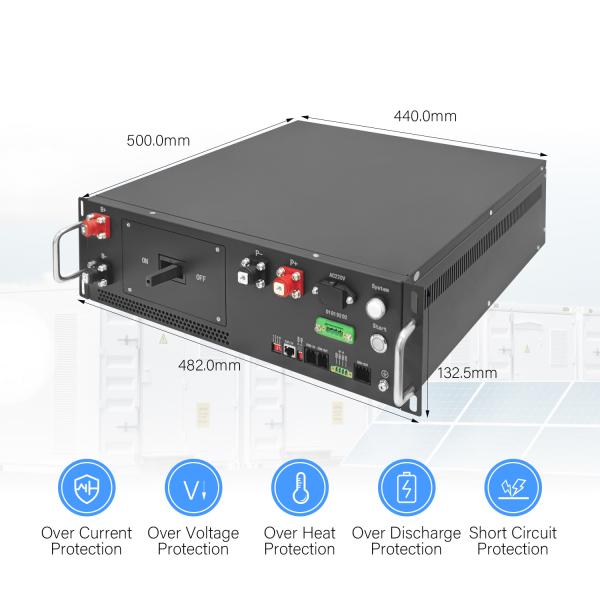 High Voltage BMS 160S614.4V Battery Management System Work With Deye Sofar