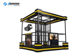 Quality 220v 9D Virtual Reality Simulator Shooting Games Resolution 2160 X 1200 Pixels wholesale
