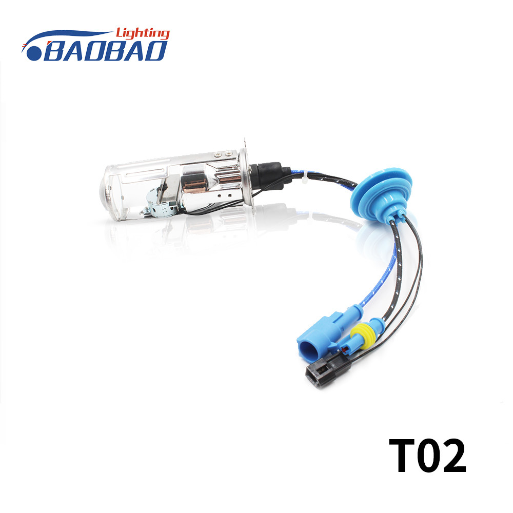 T02 H4 bulb with lens 35w 55w car hid xenon conversion kit