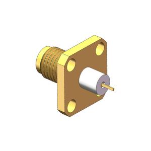 Quality SMA-KFD13 SMA RF Connector Coaxial Cable Connectors For Aerospace With Miniature Size wholesale