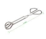 CU Stainless Steel Food Tongs , Rustproof Heavy Duty Kitchen Tongs