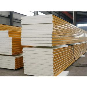 Quality Fireproof RAL Color Coated PU Sandwich Panel for Pharmaceutical Industry wholesale