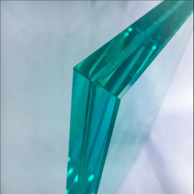 Hotel Balcony Railing Tempered Laminated Glass Frameless Balustrade Thickness 3mm-12mm