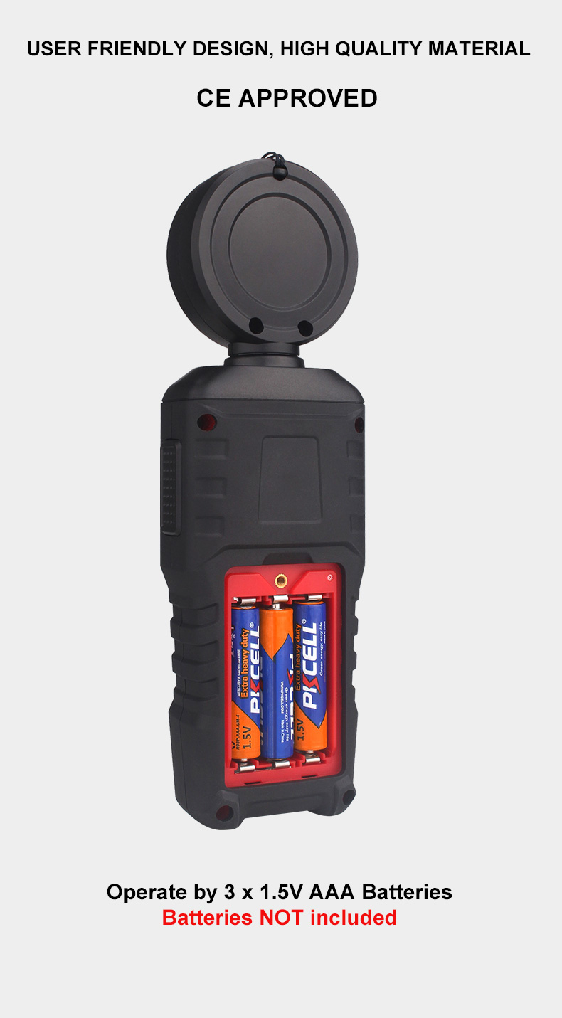 1000FC Digital Lux Tester , 1000 Lux Digital Illuminance Meter