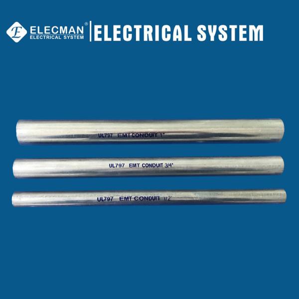 UL797 ANSI 80.3 Electrical Metallic Tubing (EMT Conduit) EMT Pipe