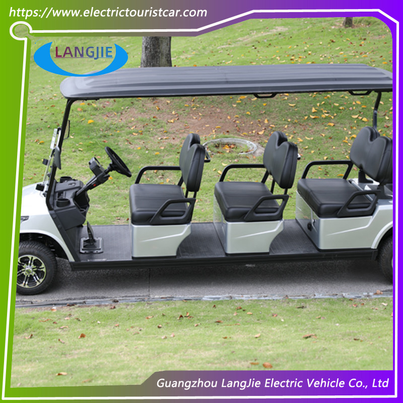 Lead Acid Dry Battery Powered Club Golf Carts White Electric Car Golf Cart 6 Seats