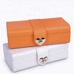 Quality Packaging Fabric Leather Jewelry Box Set Custom Logo / Size Durable For Storage wholesale