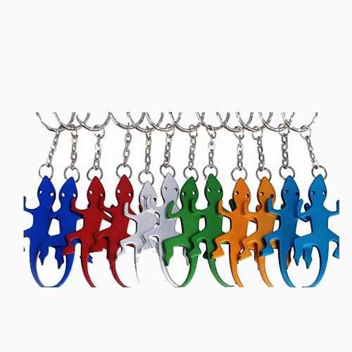 Aluminum Golf Club Keychain Bottle Opener,Cheap funny aluminum keychain bottle opener, crocdile shaped with anodized col