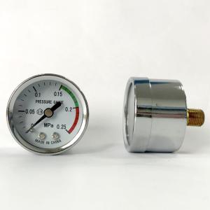 Quality 40mm Stainless Steel Pressure Gauge 0.25 MPa Back Mount Manometer Acc 2.5 wholesale