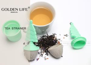 Quality Silicone Tea Coffee St Strainer Herbal Spice Infuser Filter Diffuser 304 Stainless Steel wholesale