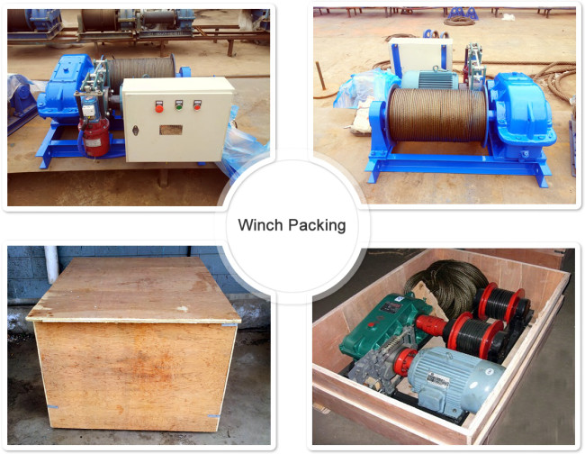 Customized Heavy Duty Electric Winch 10T 20T 30T Single / Double Drum Good Stability