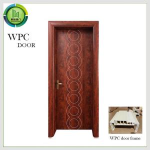 Quality Compressive Resistance WPC Wood Door 2100mm Length Custom School Use wholesale