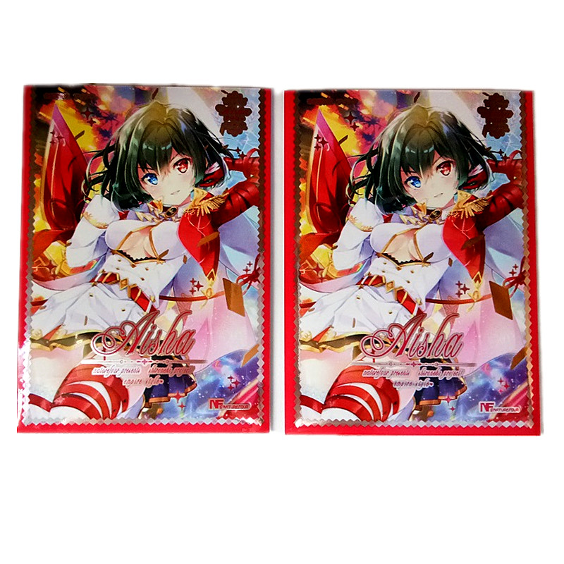 National Style Trading Cards Sleeves Protector Waterproof Clear Or Customized Color