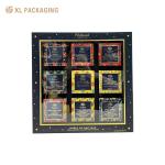 OEM Luxury Rose Gold Glitter Paper Clear PVC Window Cosmetic Carton Collection