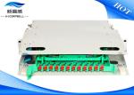 Rack Mount Fiber Termination Kits 12 24 48 96 Port Fiber Optical ODF Frame