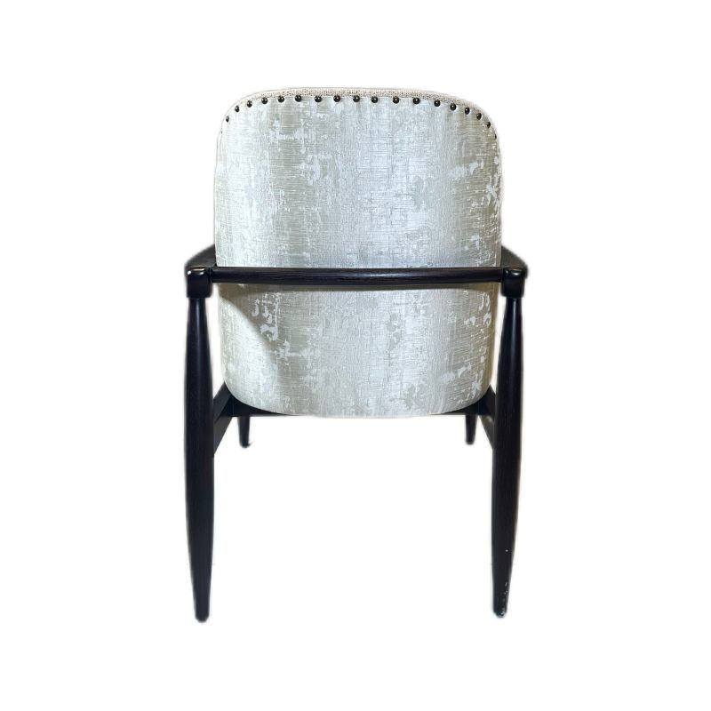 Leisure Durable Solid Wood Fabric Furniture Home Lobby Hotel OEM Factory Chair