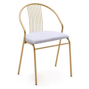 Quality Eco Friendly Metal Frame Leather Dining Chair For Restaurant / Hotel / Home wholesale