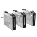 Stainless Steel Three Arm Tripod Turnstile Barrier Gate with Power Voltage