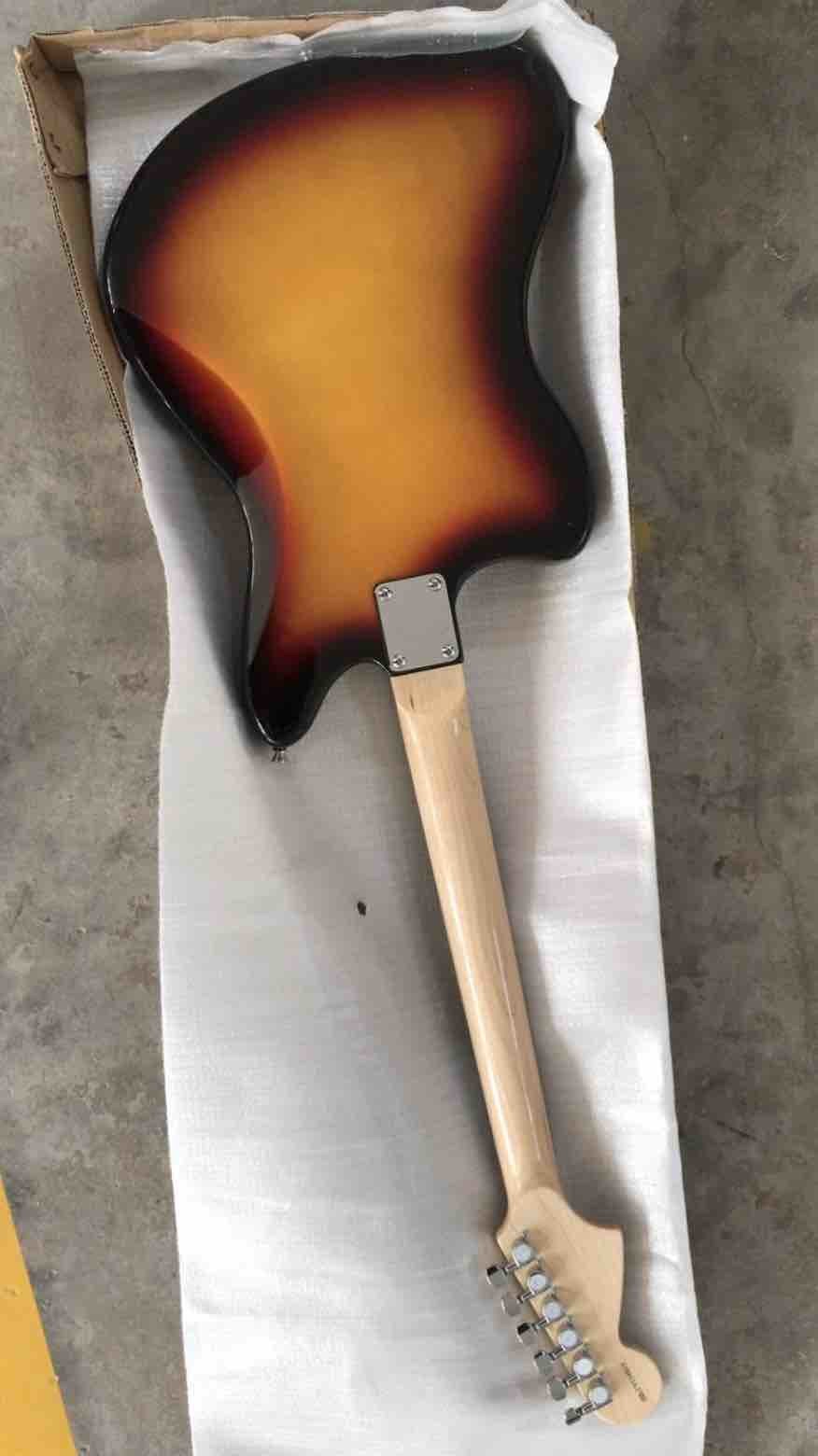 New China Guitar New Jaguar Model electric Guitar In Sunburst