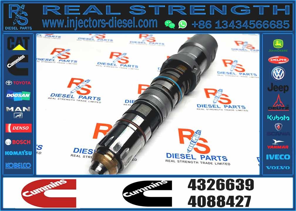 Original Genuine Engineering machinery dump truck Fuel Injector 4326639 4954801 4921360 4088430 for K78 QSK78 Engine