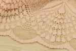 Galloon Lace Trim For Sewing Botanical Patterned Breathable Twin Scalloped