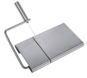 Quality Stainless steel cheese slicer include cutting board for kitchenware wholesale