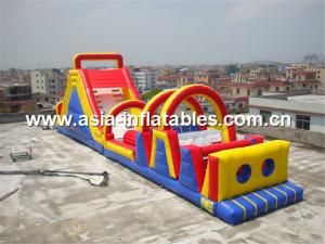 Quality 19ml Inflatable Obstacle Courses Games For Children Park Games wholesale