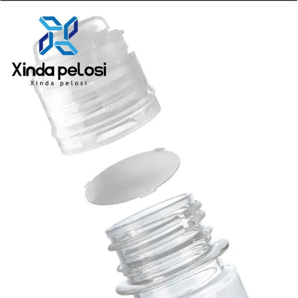 38mm 28 410 28 400 Flip Top Caps Transparent Custom Plastic Injection Bottle Lid