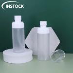 Screen Printing Cosmetic Bottles 150ml Frosted Plastic Bottles With Pump