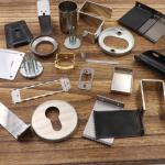 Customized Automotive Stamping Enclosure Golden Metal Parts for Car Housing