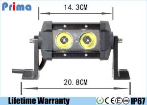 Quality 20W 8 Inch Single Row LED Car Light Bar With CREE 10 Watt LED Spot / Flood Beam wholesale