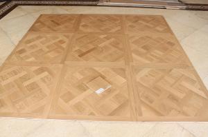 Quality 800x800x20mm Euro Oak Engineered wood Flooring, Brushed UV Lacquer Finish wholesale