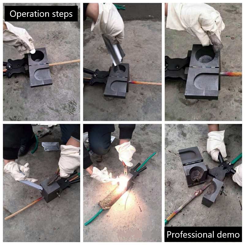 Graphite Exothermic Welding Mold with High Density and Flexural Strength of 39-92 Mpa