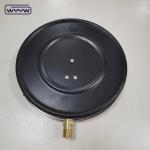 250mm Economy Pressure Gauge Kgf/Cm2 0.6MPa Bottom Black Steel Accuracy 1.6%