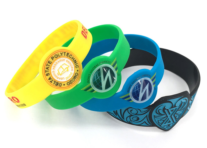 Hand Strap Luminous Silicone bracelet  wrist Rubber Monochrome Printing strap custom OEM logo color size wrist