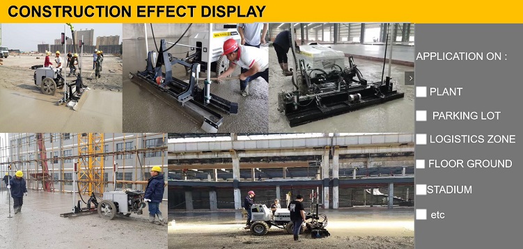 SRZP-21M Leveling Concrete Laser Screed Machine 3KW 2500mm
