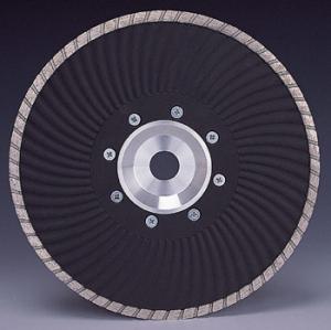 Quality Marble granite Cutting Turbo Wave Diamond cutting Blades with Flange wholesale