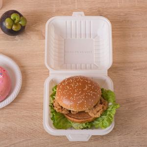 Quality Eco-friendly compostable biodegradable wholesale, disposable corn starch burger box wholesale