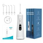 Oral Irrigator Dental Care 350ml Tank Rechargeable USB LED Display Electric