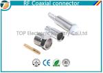 Silver FME Jack Female Crimp Connector Free Hanging For RG174 Cable