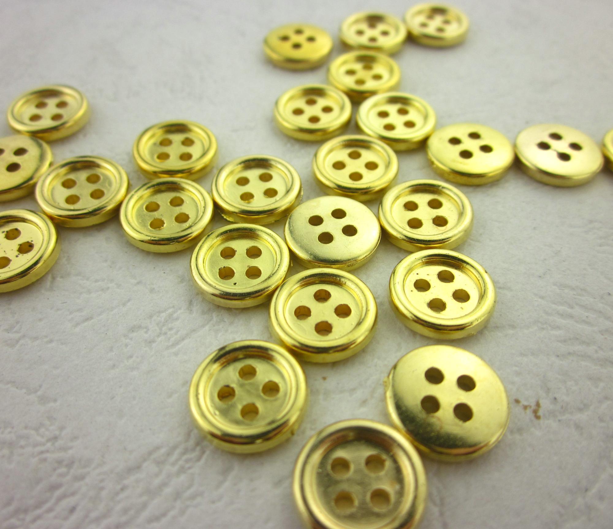 top grade 2023 zinc alloy round square gold plated button metal snap button sample free