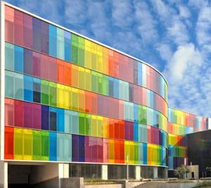 Quality Building Tinted Tempered Glass Colored With Blue Brown Green Pink Etc wholesale
