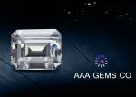 2 Carat White Emerald Moissanite , Forever Brilliant Moissanite
