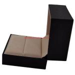 Custom Logo Printing Black Texture Paper Watch Packaging Gift Box According to
