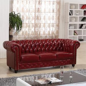 Quality High Grade Hotel Bedroom Furniture Leather Sofa for Reception Customized Color wholesale