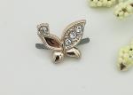 Girls Shoe Shoe Buckle Clips Plastic Material With Shinny Rhinestone Delicated