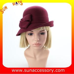 Quality Fashion hot sale unique wool felt ladies hat, Crushable Australia wool hats for ladies wholesale